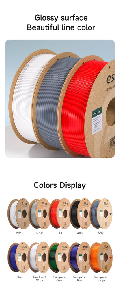 Esun PETG BASIC 3D filament 1,75mm 1kg