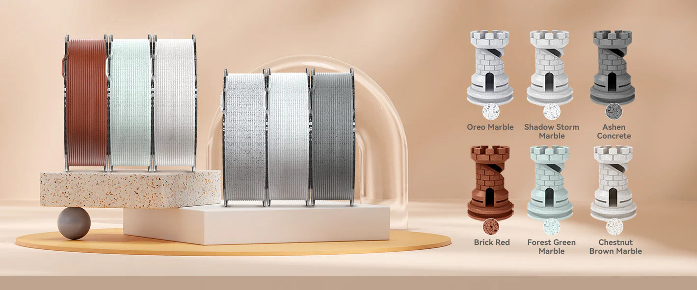 Sunlu 3D filament High Speed PLA Marmer