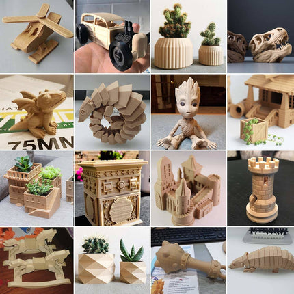 JAYO 3D filament PLA hout/ wood