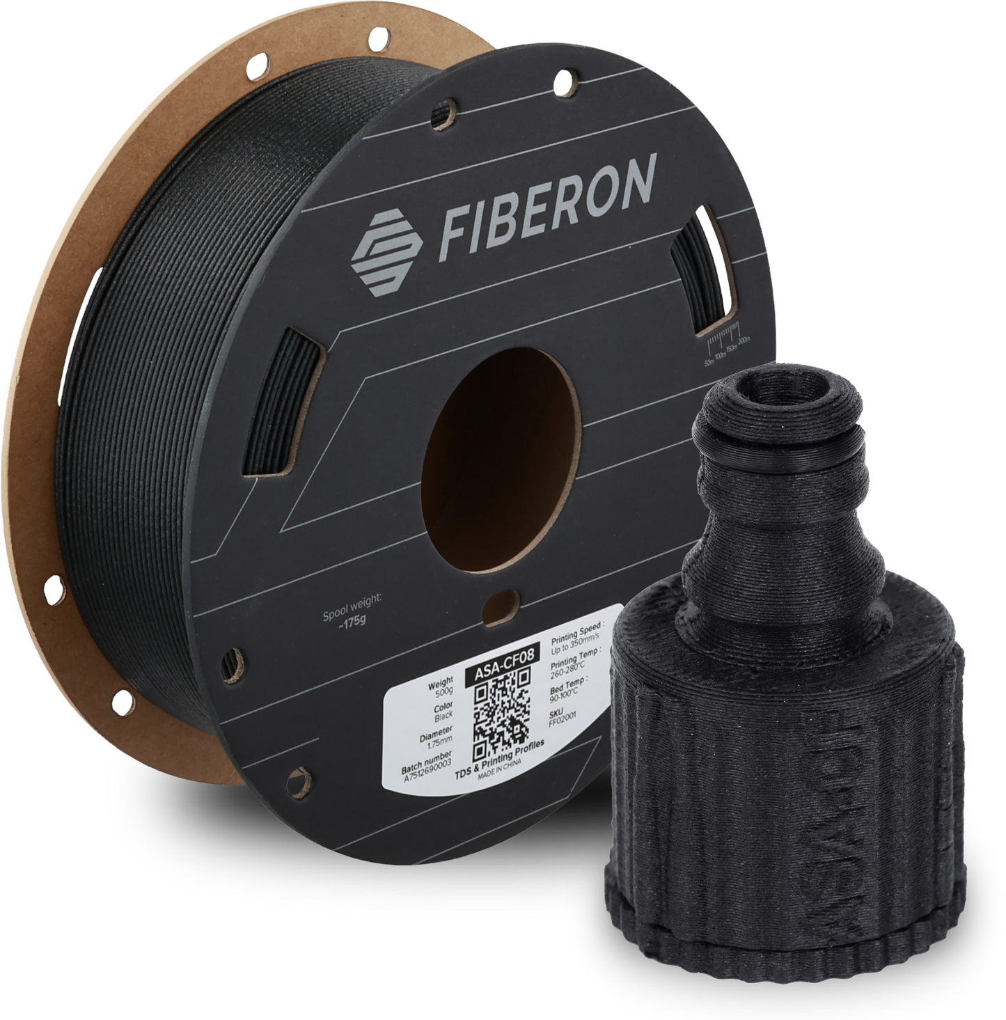 Polymaker Fiberon ASA-CF08 1.75 mm, 500gr