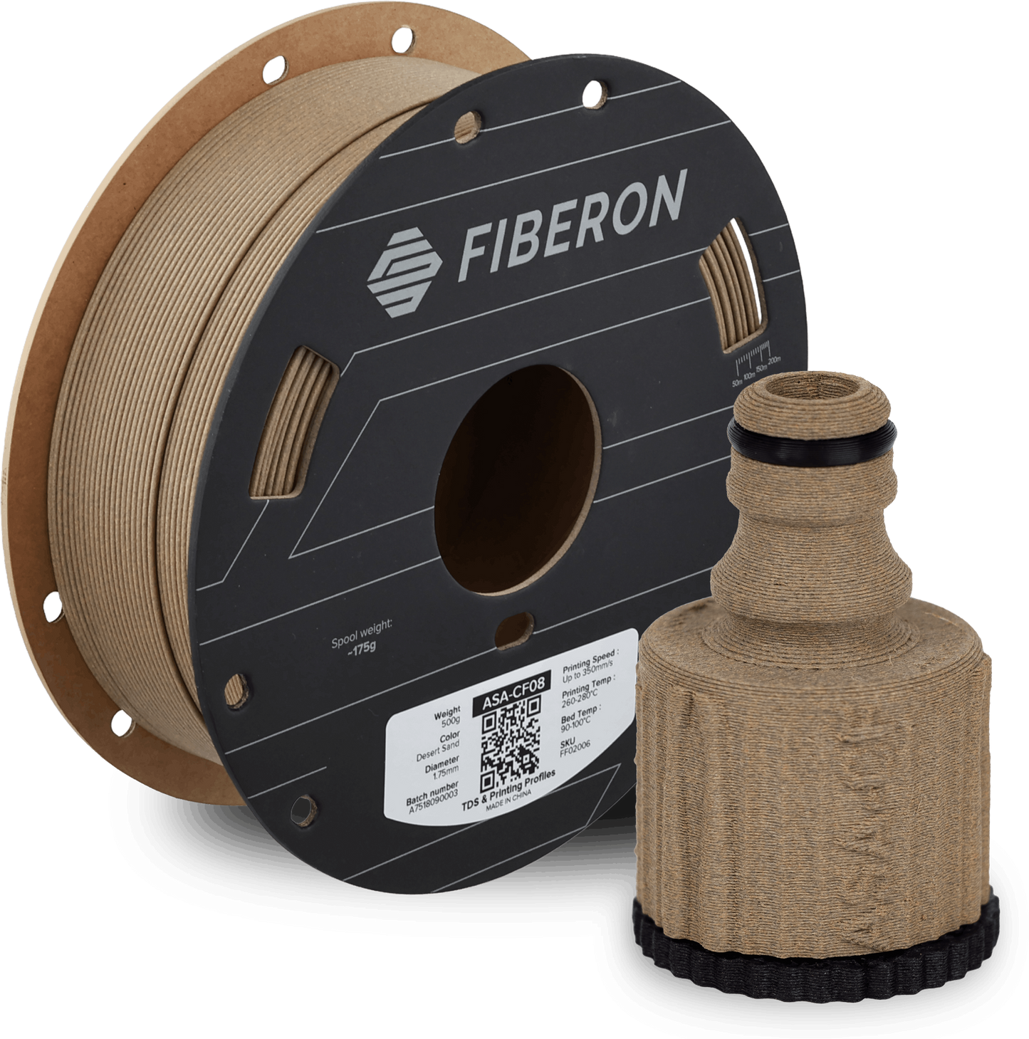 Polymaker Fiberon ASA-CF08 1.75 mm, 500gr