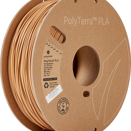 Polymaker PolyTerra PLA Wood Brown, 1.75 mm, 1000 gr