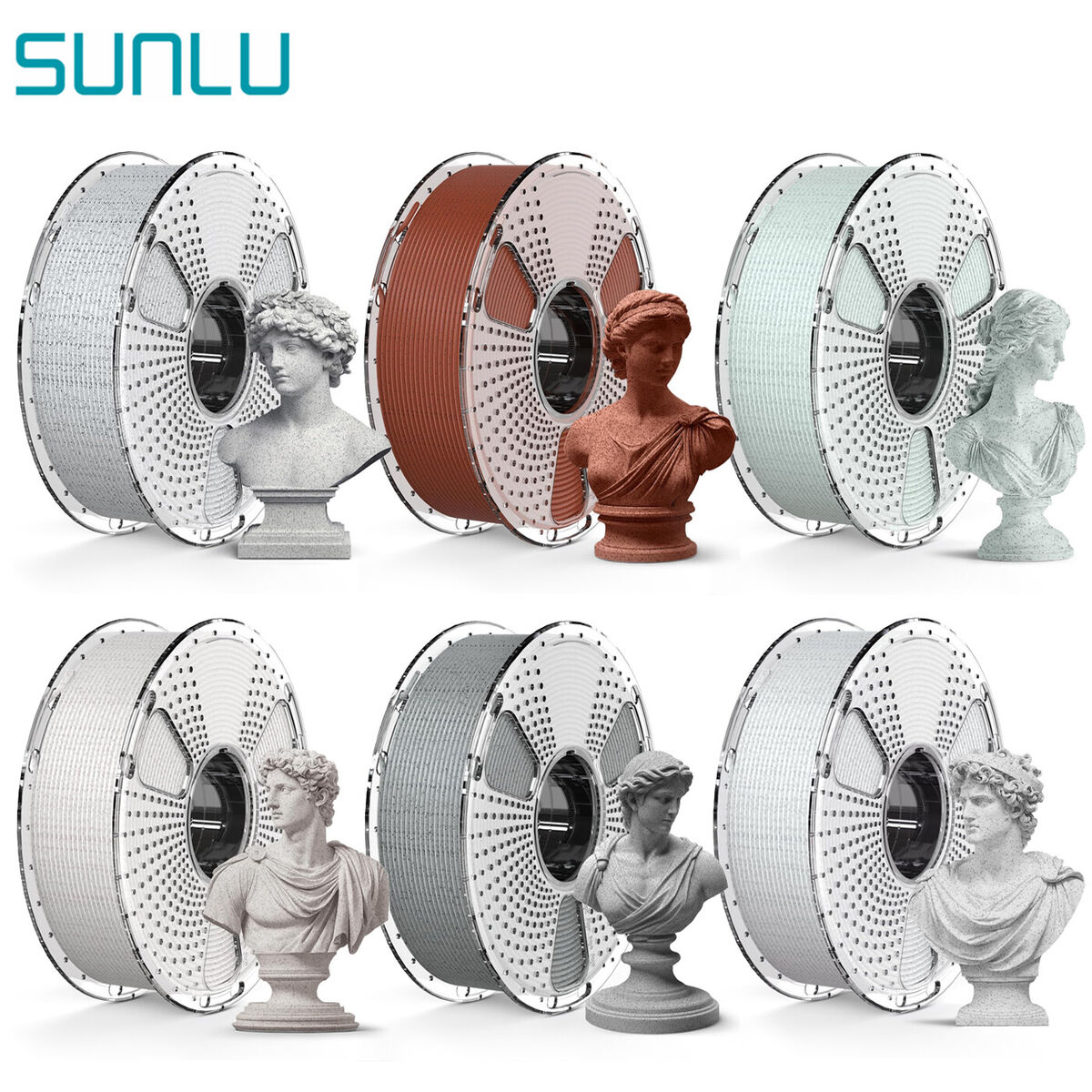 Sunlu 3D filament High Speed PLA Marmer