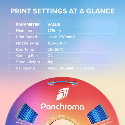 Polymaker PolyLite Panchroma Silk Gradient PLA
