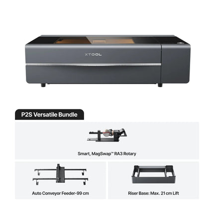 xTool P2S 55W - CO2 Desktop Laser Cutter Class 4