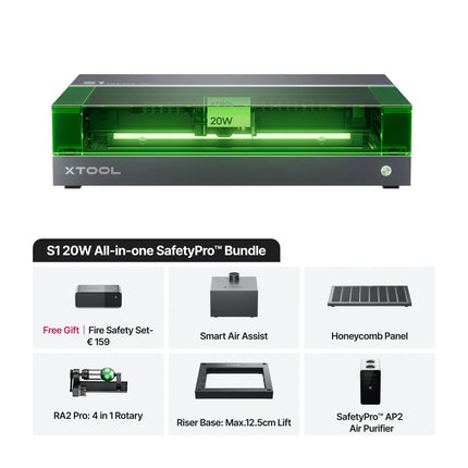xTool S1 - 20W Laser engraver & cutter