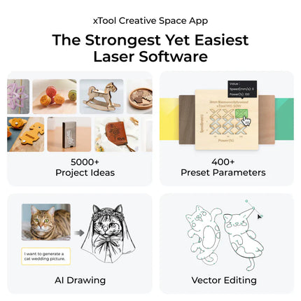 xTool S1 - 20W Laser engraver & cutter
